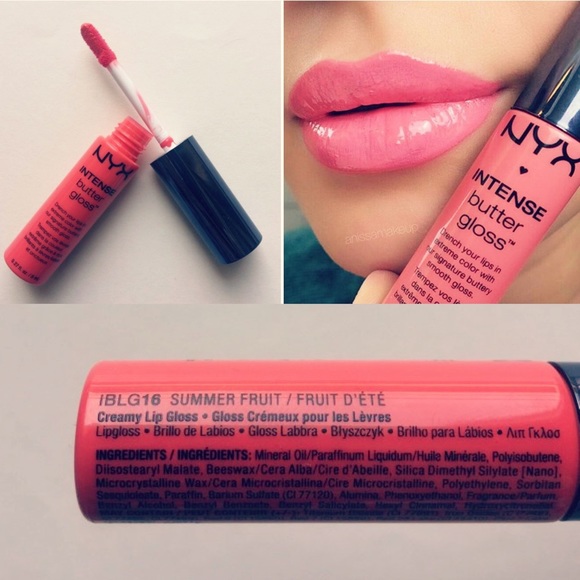 🔥NYX *SUMMER FRUIT* Intense Butter Gloss🔥W/GIFTS - Picture 2 of 8